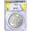 Image 1 : 1887 Morgan Silver Dollar ANACS MS63