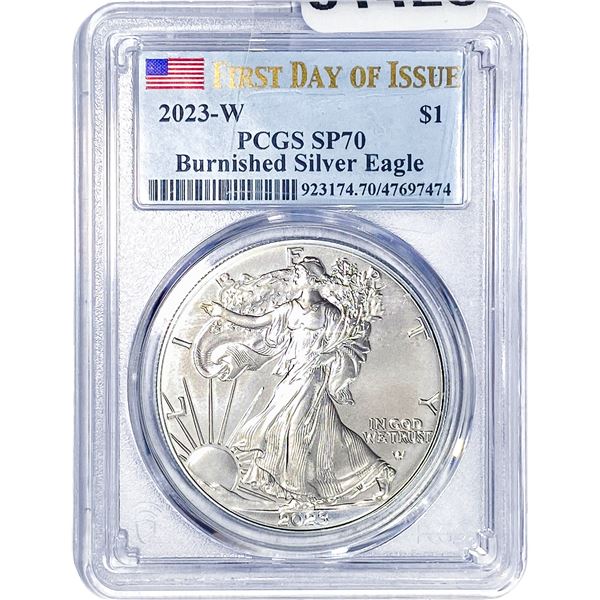 2023-W Burnished SE $1 1oz  PCGS SP70