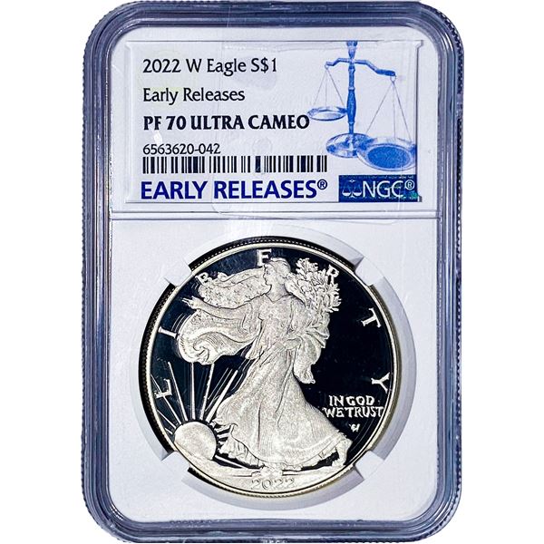 2022-W 1oz SE Ultra Cameo NGC PF70