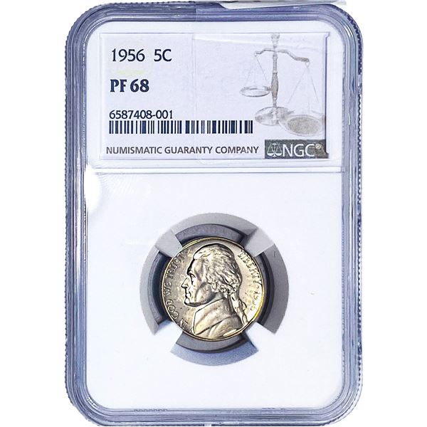 1956 Jefferson Nickel NGC PF68