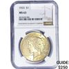 Image 1 : 1923 Silver Peace Dollar NGC MS63