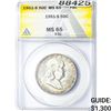 Image 1 : 1951-S Franklin Half Dollar ANACS MS65 FBL