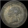 Image 1 : 1895 Ceylon Silver 25 Cents