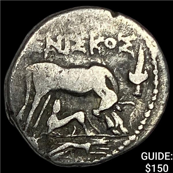 Illyria 260-167/98 BC Silver Drachm NEARLY UNCIRCULATED
