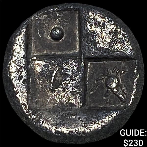 Ancient Greece Cherronesos 400-350 BC Silver Hemidrachm NEARLY UNCIRCULATED