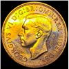 Image 1 : 1950 Great Britain Copper Half Penny GEM BU