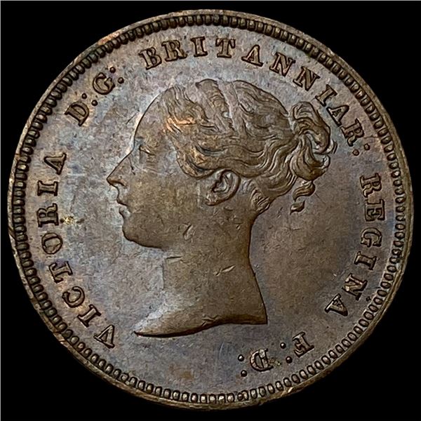 1844 Ceylon Copper 1/2 Farthing