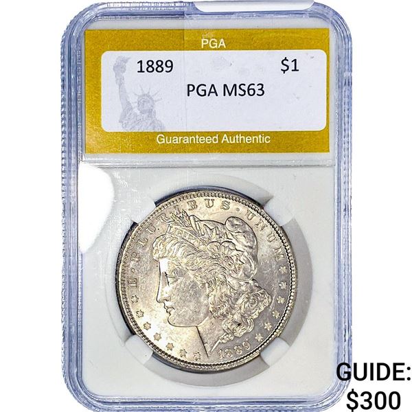 1889 Morgan Silver Dollar PGA MS63