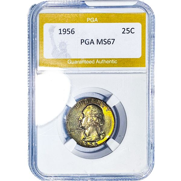 1956 Washington Silver Quarter PGA MS67