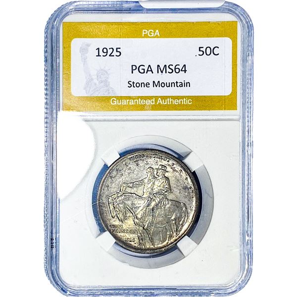 1925 Stone Mountain Half Dollar PGA MS64
