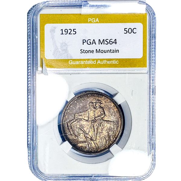 1925 Stone Mountain Half Dollar PGA MS64