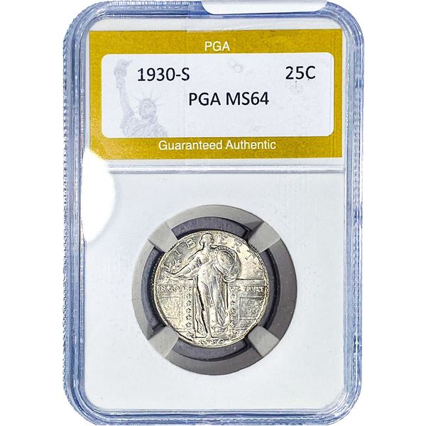 1930-S Standing Liberty Quarter PGA MS64