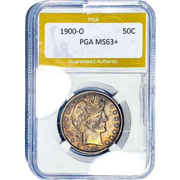 1900-O Barber Half Dollar PGA MS63+