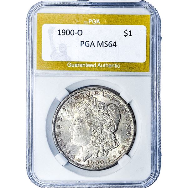 1900-O Morgan Silver Dollar PGA MS64