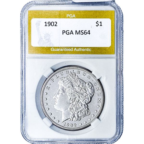 1902 Morgan Silver Dollar PGA MS64