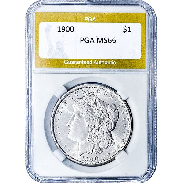 1900 Morgan Silver Dollar PGA MS66