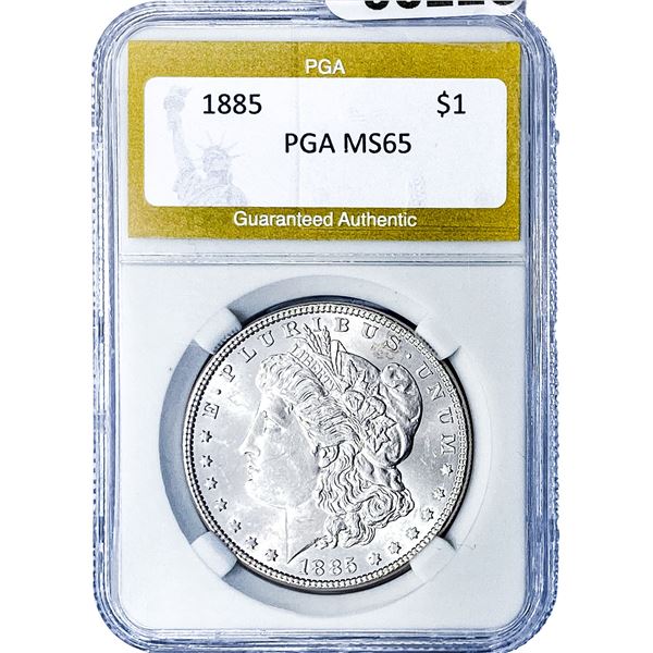 1885 Morgan Silver Dollar PGA MS65