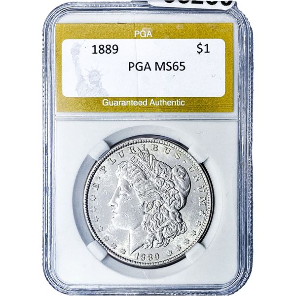 1889 Morgan Silver Dollar PGA MS65