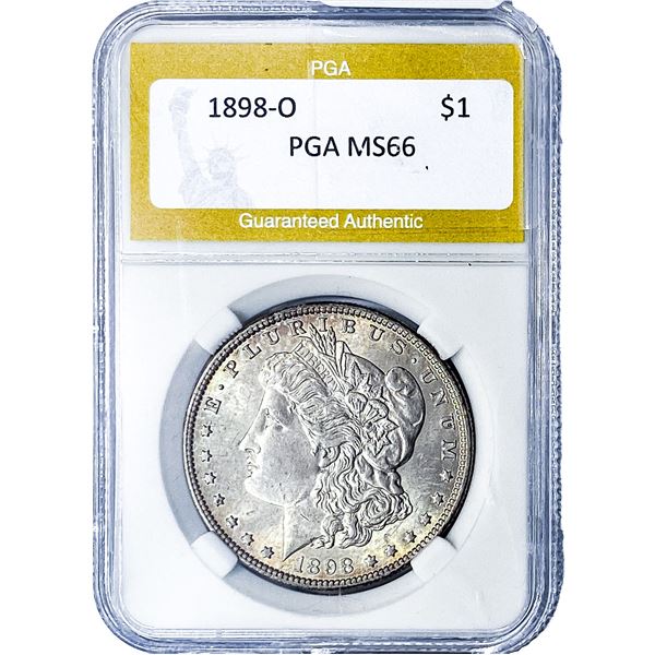 1898-O Morgan Silver Dollar PGA MS66