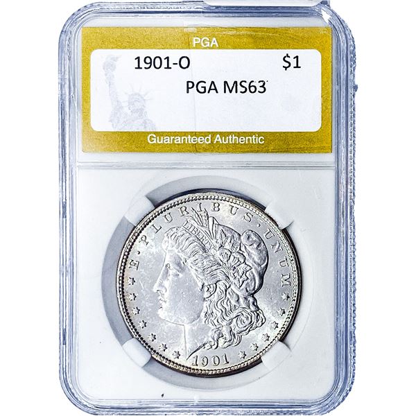 1901-O Morgan Silver Dollar PGA MS63