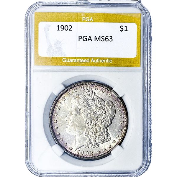 1902 Morgan Silver Dollar PGA MS63