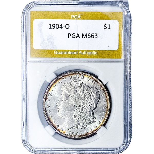 1904-O Morgan Silver Dollar PGA MS63