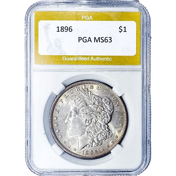 1896 Morgan Silver Dollar PGA MS63