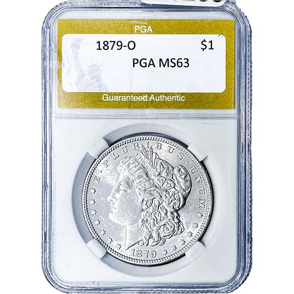 1879-O Morgan Silver Dollar PGA MS63
