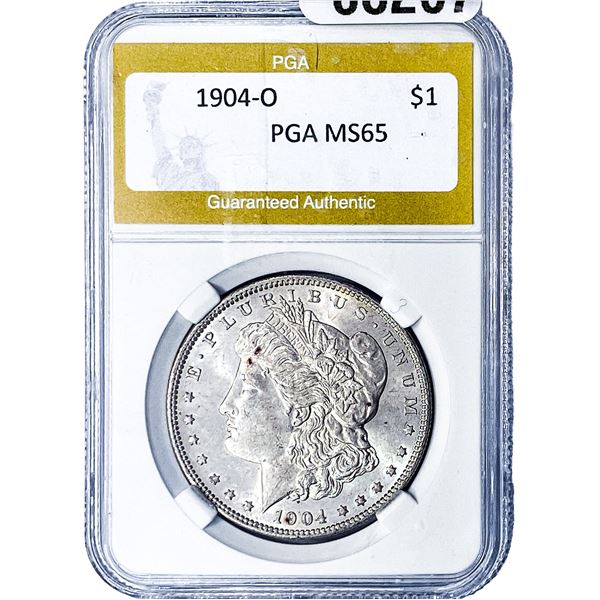 1904-O Morgan Silver Dollar PGA MS65