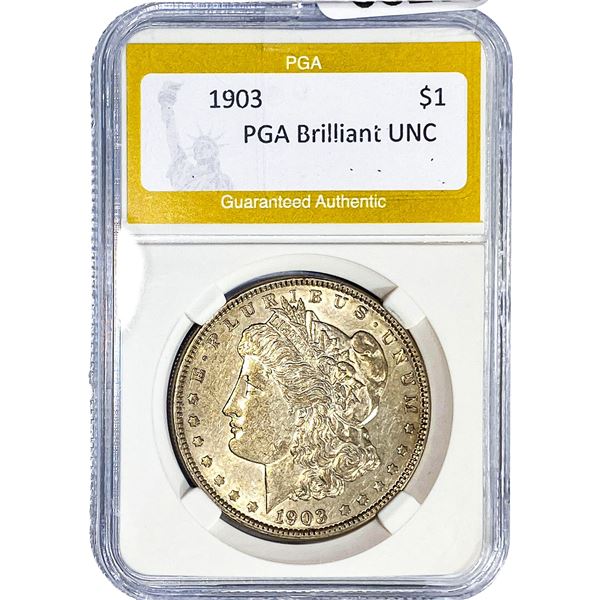 1903 Morgan Silver Dollar PGA Brilliant UNC