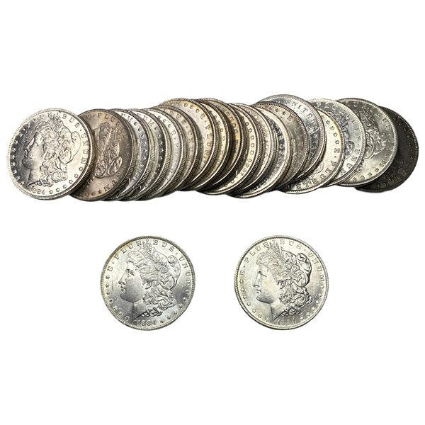 [20 Coins] 1883-1884 Morgan Silver Dollar