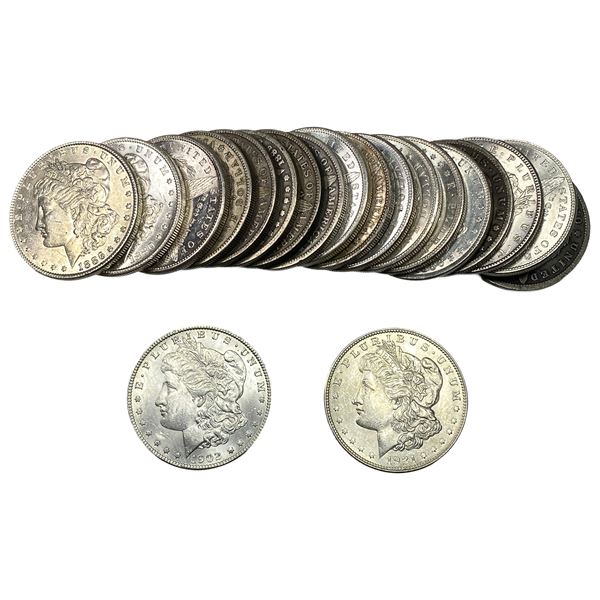 [20 Coins] 1880-1921 Morgan Silver Dollar