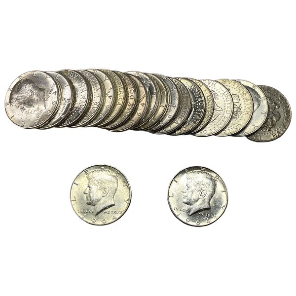 [20 Coins] 1964 Kennedy Half Dollar