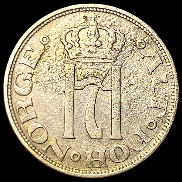 1912 Norway Silver 10 Ore