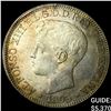 Image 1 : 1895 Puerto Rico Silver 1 Peso KM 24
