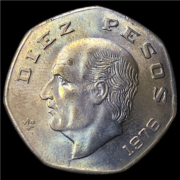 1976 Mexico Copper Nickel 10 Pesos