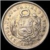 Image 2 : 1864 Peru Silver Dinero