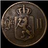 Image 1 : 1876 Norway Bronze 5 Ore