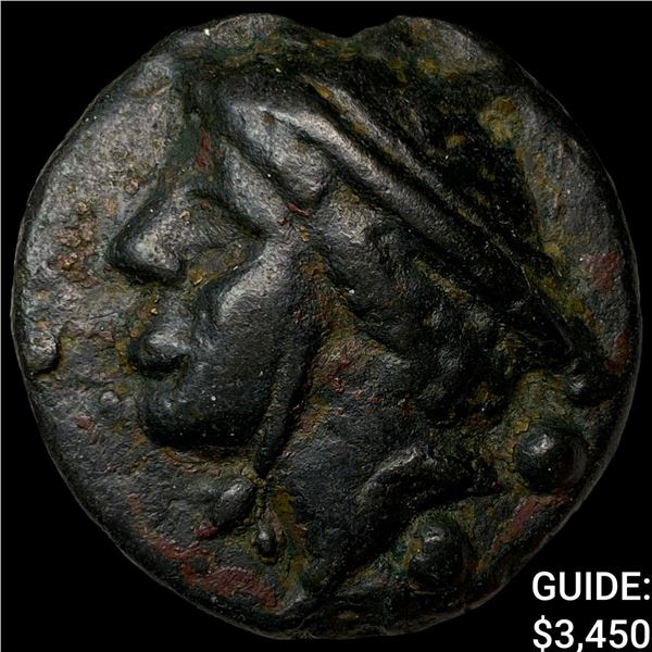 Roman Anon. 225-217 BC Aes Grave Bronze Sextans