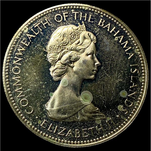 1972-FM Bahamas Silver Dollar KM 22
