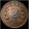 Image 2 : 1884 Norway Bronze 2 Ore