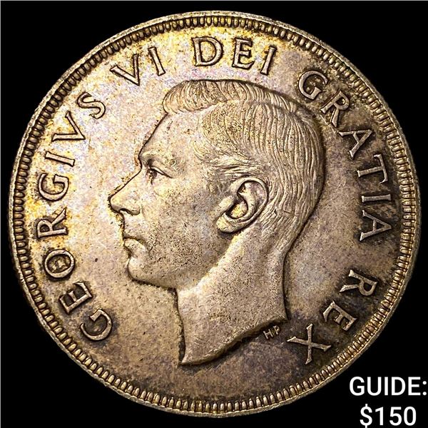 1951 Canada SIlver Dollar