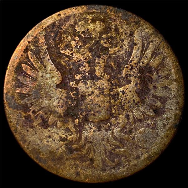 1851 EM Russia Copper 2 Kopeks