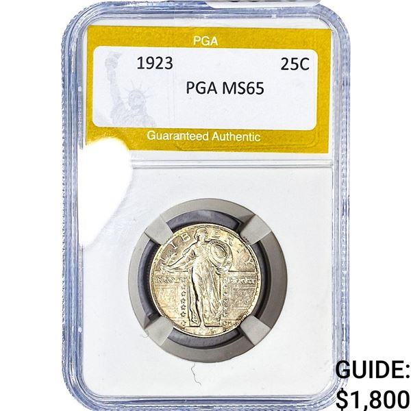 1923 Standing Liberty Quarter PGA MS65