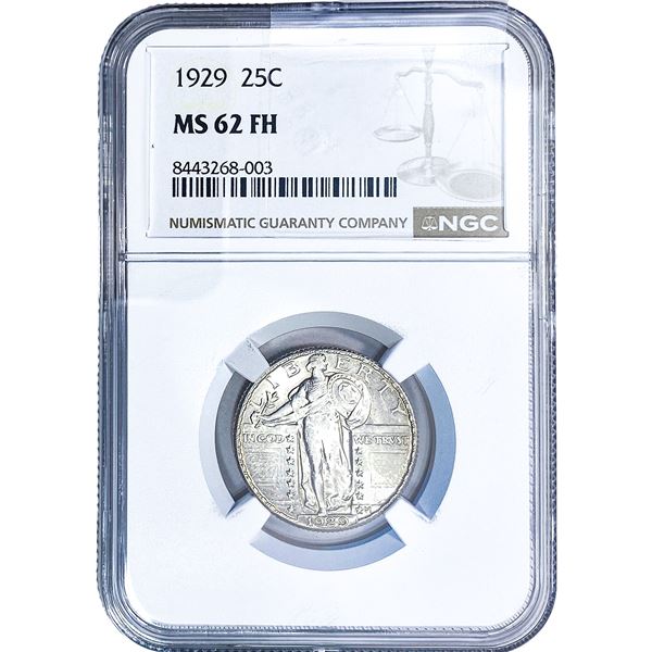 1929 Standing Liberty Quarter NGC MS62 FH