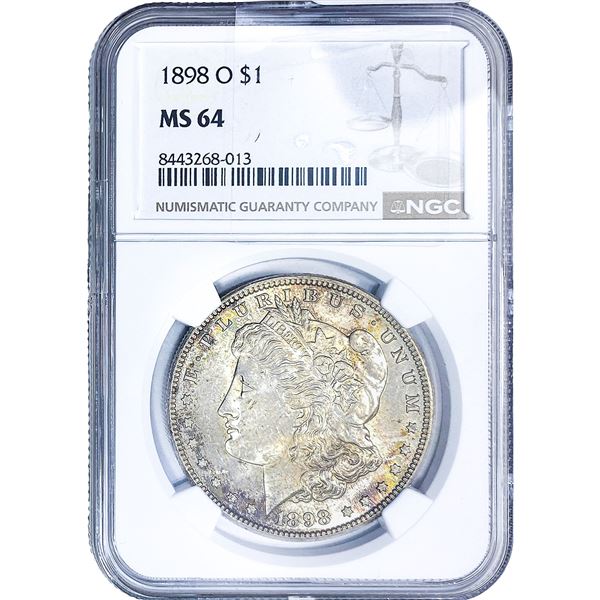 1898-O Morgan Silver Dollar NGC MS64