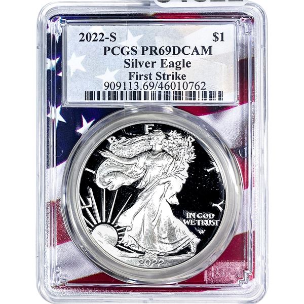 2022-S Silver Eagle PCGS PR69 DCAM