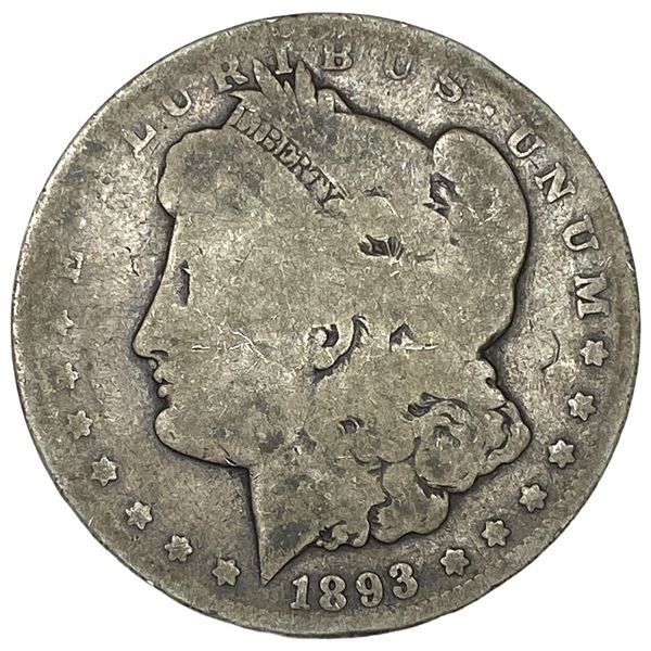 1893-O Morgan Silver Dollar