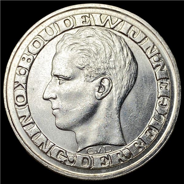 1958 Belgium Silver 50 Francs