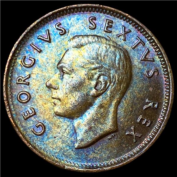 1962 South Africa George VI Bronze Farthing